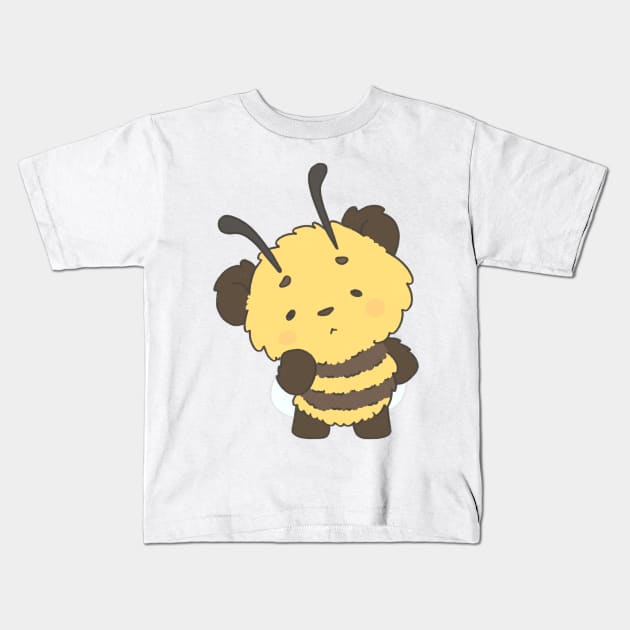 Honeybee bear Kids T-Shirt by IcyBubblegum